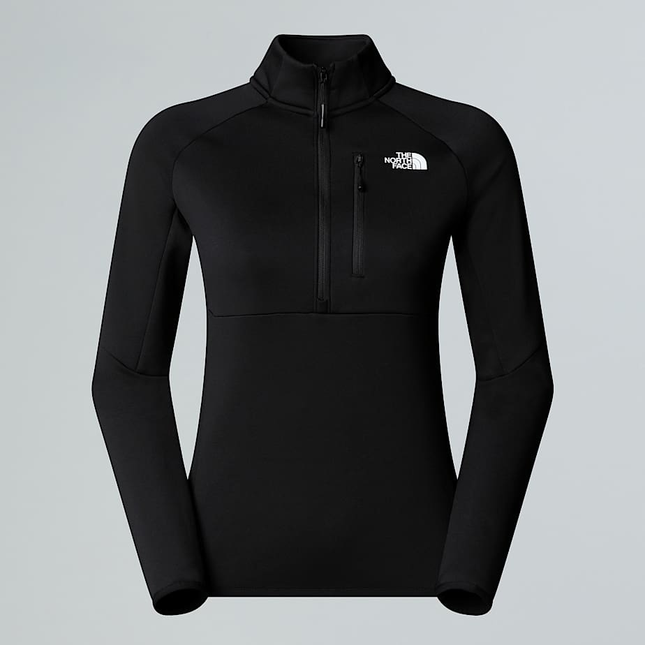 The North Face Forro Polar Con Cremallera De 1/4 Meteora Para Mujer Tnf Black 