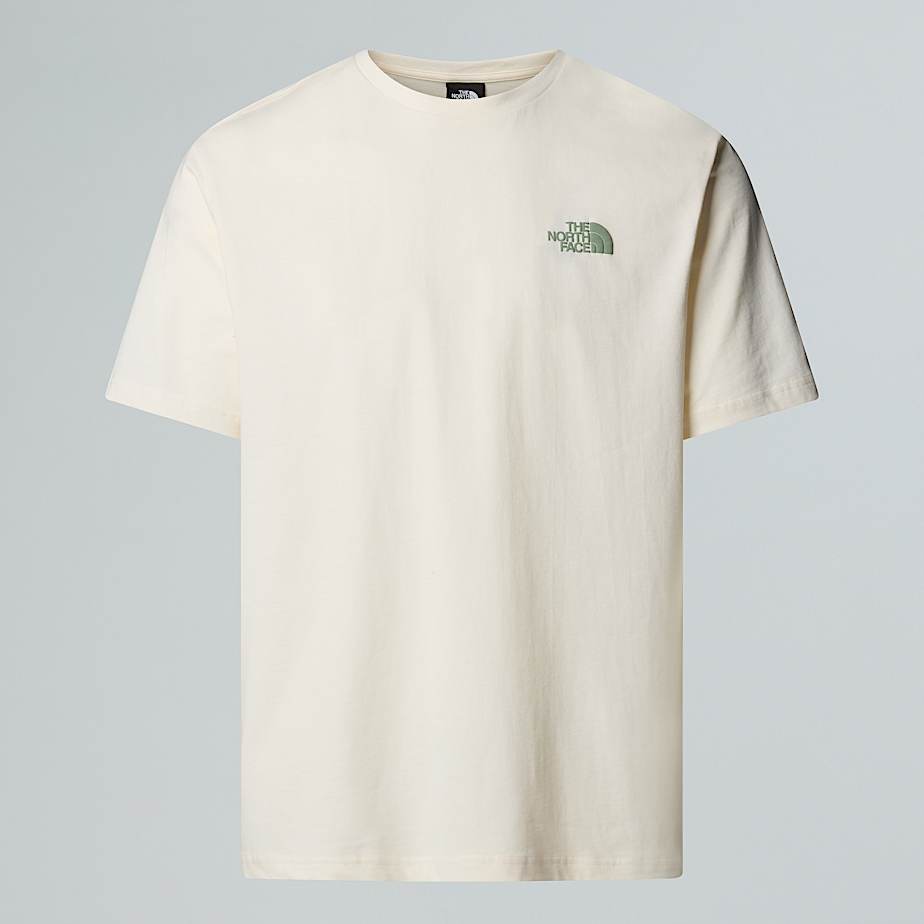 The North Face Camiseta Holgada Nse Slopes Unisex White Dune 
