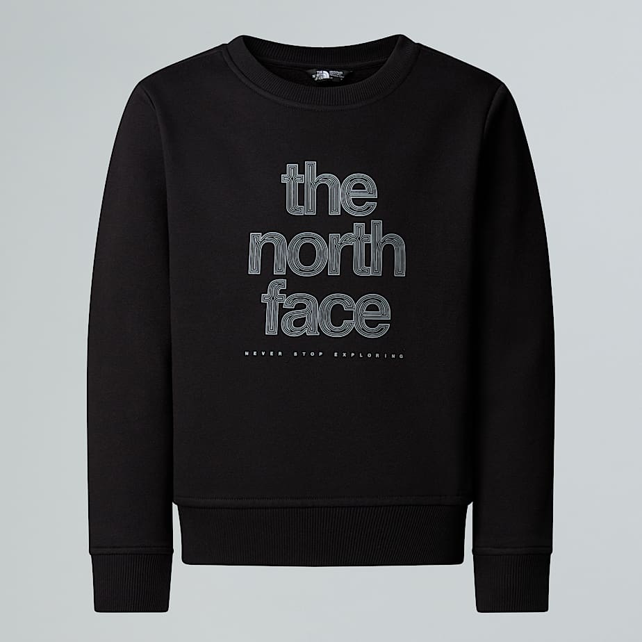 The North Face Sudadera Holgada Con Logotipo Reflectante Para Niña Tnf Black 