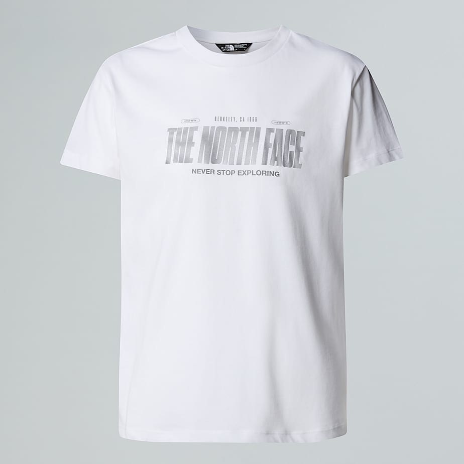 The North Face Camiseta Holgada Con Logotipo Reflectante Para Niño Tnf White 
