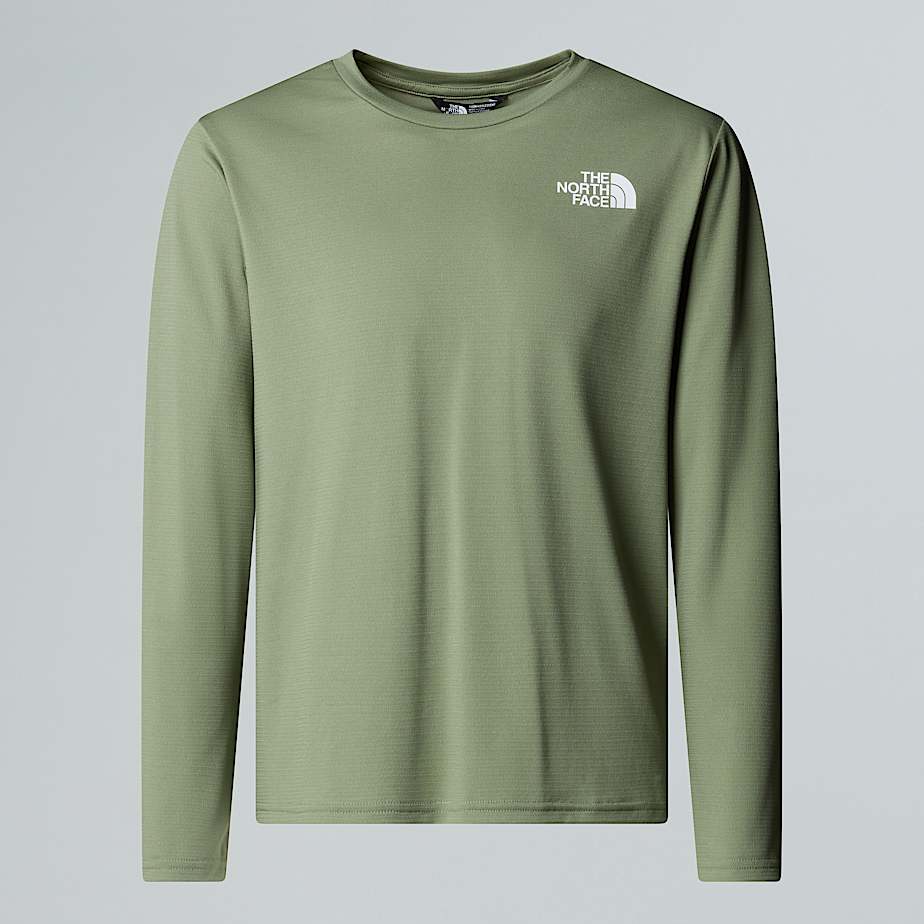 The North Face Camiseta De Manga Larga 24/7 Para Jóvenes Bark Mist 