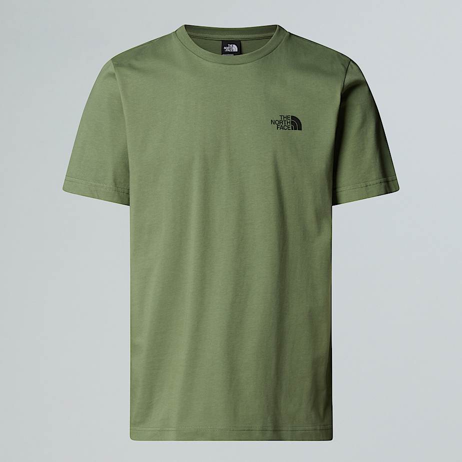 The North Face Camiseta Con Foto De La Media Cúpula Para Hombre Bark Mist 