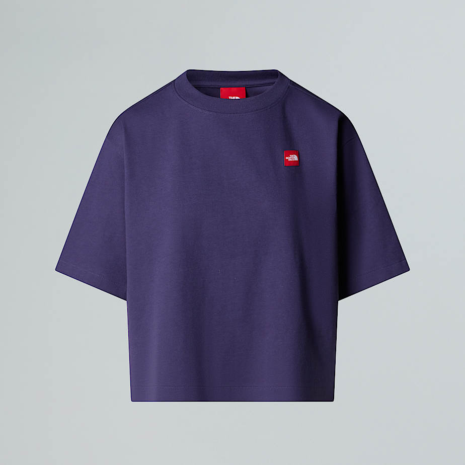 The North Face Camiseta De Corte Cuadrado Red Box Para Mujer Eternal Purple 
