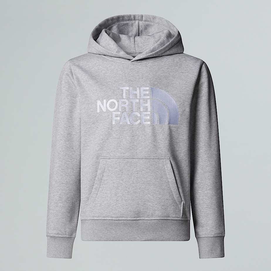 The North Face Drew Peak Kapuzenpulli Für Jugendliche Tnf Light Grey Heather 