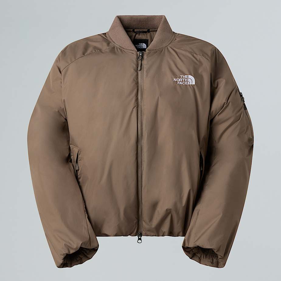The North Face Women's Choqa Bomber Jacket Mocha Brown