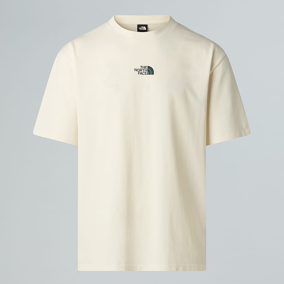 The North Face Unisex Mountain Fun Oversized T-shirt White Dune