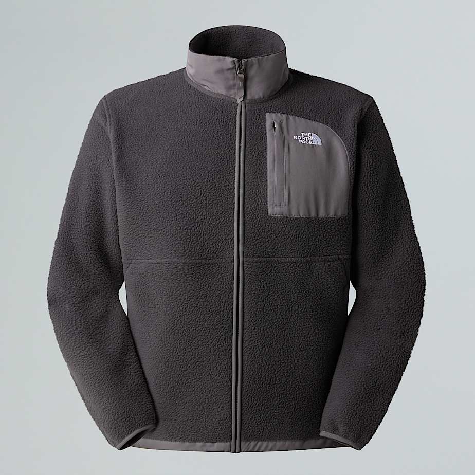 The North Face Men's Yumiori Off-peak Full-zip Fleece Jacket Asphalt Grey-smoked Pearl