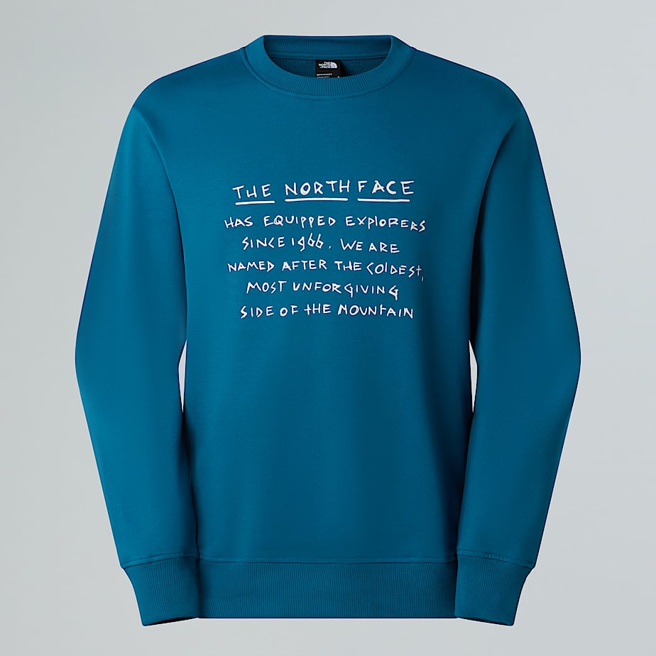 The North Face Relaxed Tnf Origin Sweatshirt Für Herren Mineral Ink-white Dune 