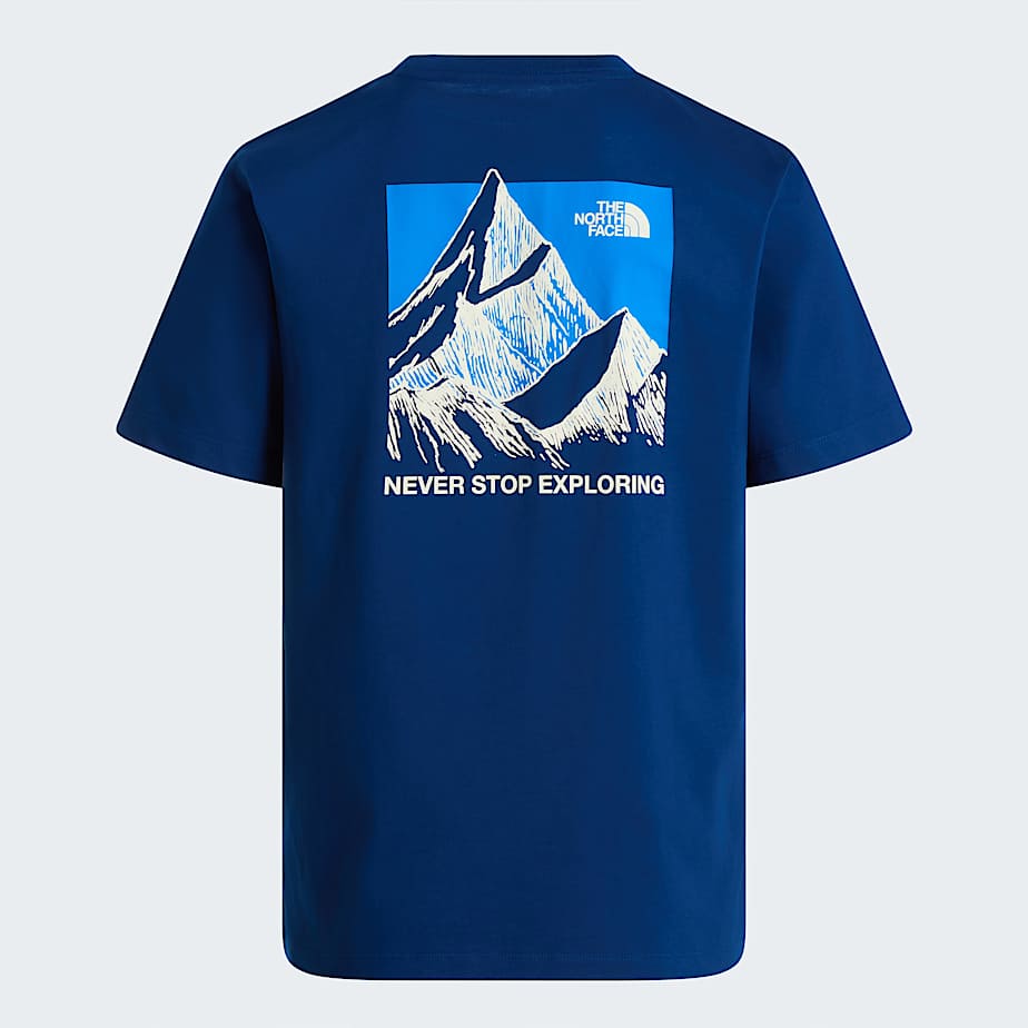 The North Face Men's Sketch Box Regular T-shirt Estate Blue
