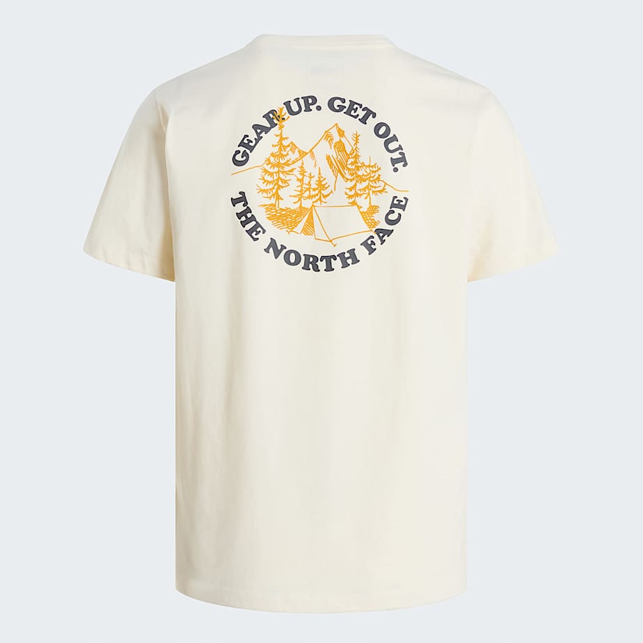 The North Face Men's Gear Up Regular T-shirt White Dune