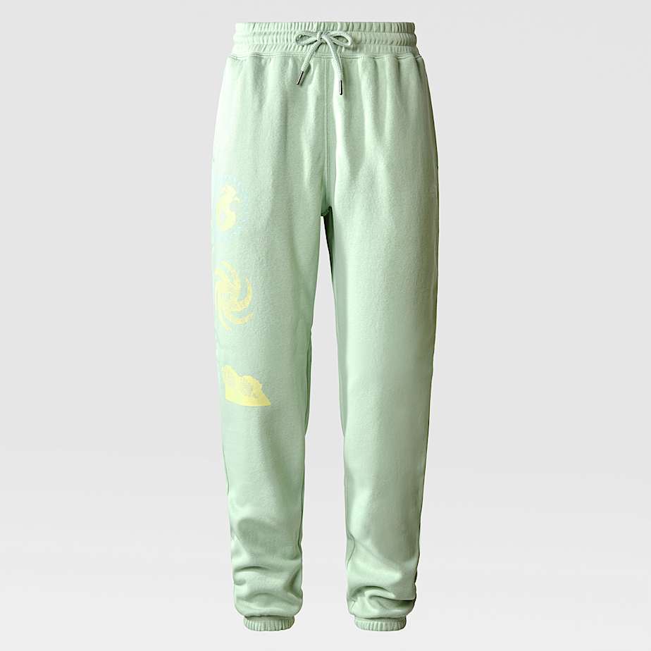 The North Face Half Dome Fleece Jogginghose Für Damen Misty Sage-snow 