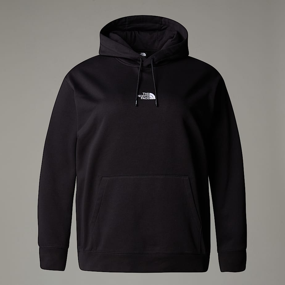 The North Face Essential Relaxt Geschnittener Kapuzenpulli In Übergröße Für Damen Tnf Black 