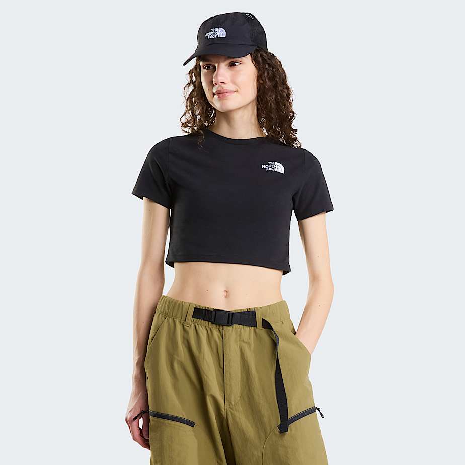 The North Face Women’s Cropped T-shirt Tnf Black