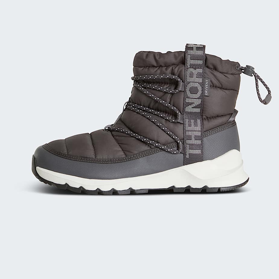 The North Face Waterdichte Thermoball™-winterboots Met Veters Voor Dames Anthracite Grey-white Ash female