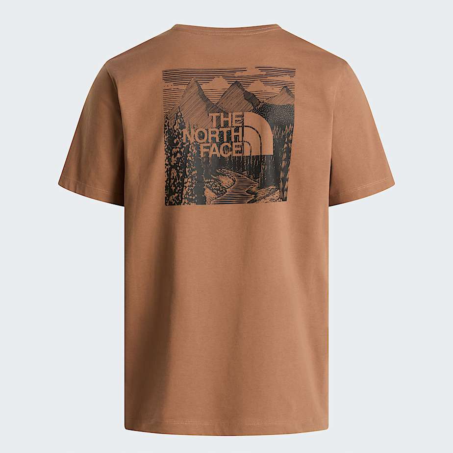 The North Face Men's Nse Box Celebration Regular T-shirt Latte