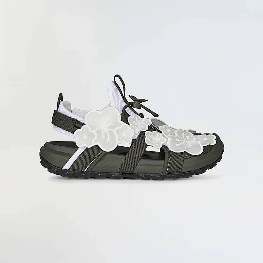 The North Face Tnf X Cecilie Bahnsen Bekah Shandals Tnf White-forest Night Green