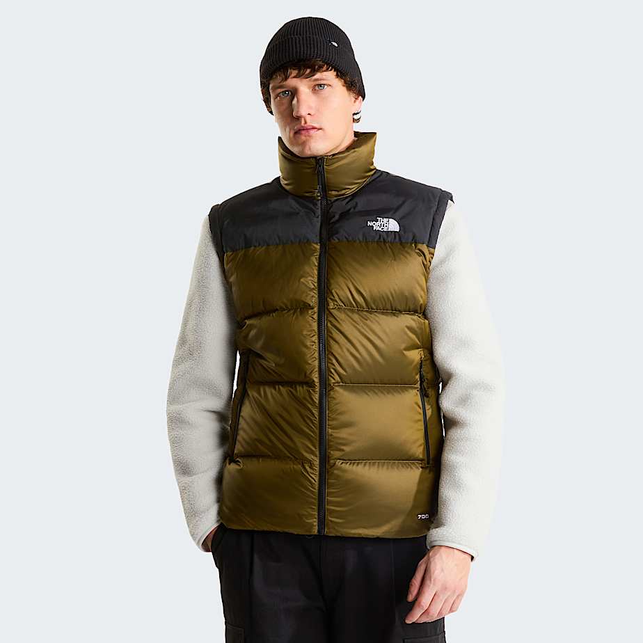 The North Face Men's Diablo Down 2.0 Gilet Caraway Seed Black Heather-tnf Black