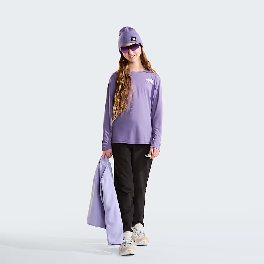 The North Face Teens' 24/7 Long-sleeve T-shirt Grounded Plum