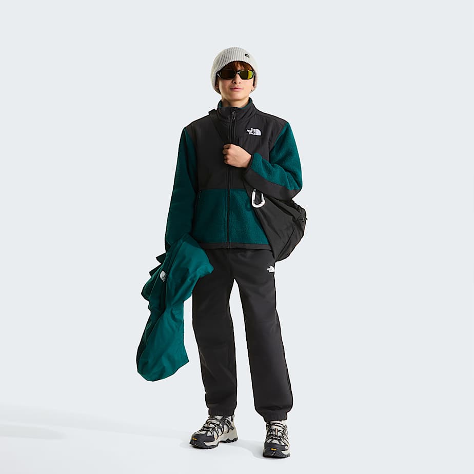 The North Face Teens' Denali Jacket Pacific Teal