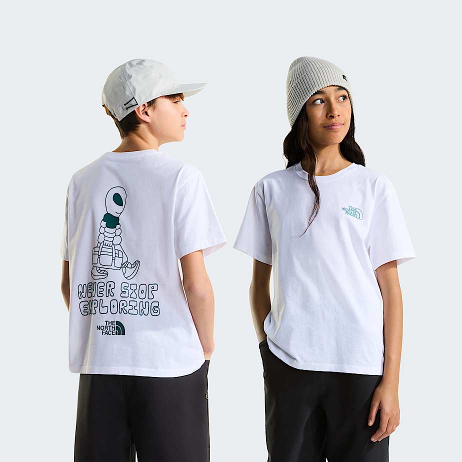 The North Face Teens' Alien Relaxed Graphic T-shirt Tnf White