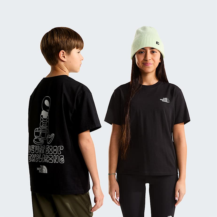 The North Face Teens' Alien Relaxed Graphic T-shirt Tnf Black