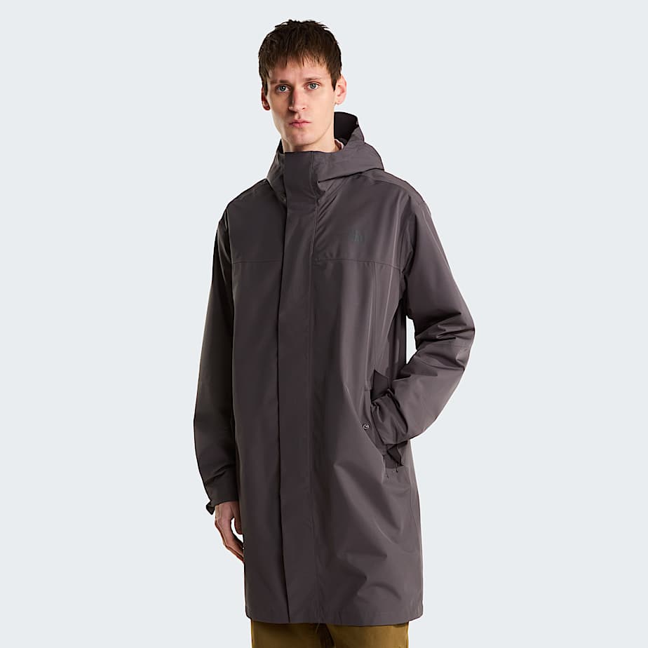 The North Face Men's New Nukabira Shell Parka Anthracite Grey