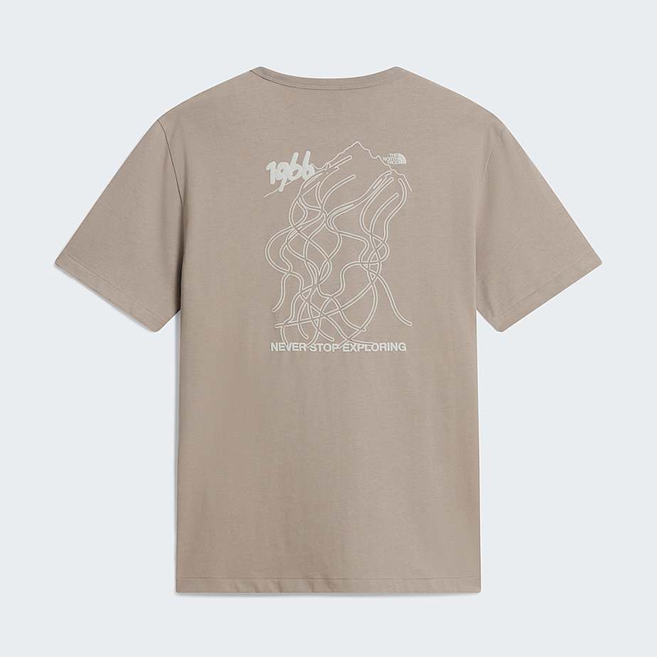 The North Face Unisex Nse Slopes Relaxed Graphic T-shirt Stone Slab