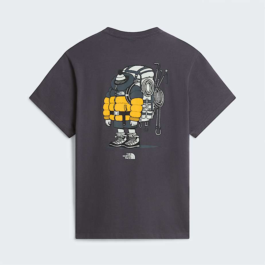 The North Face Unisex Gear Up Get Out Graphic T-shirt Anthracite Grey