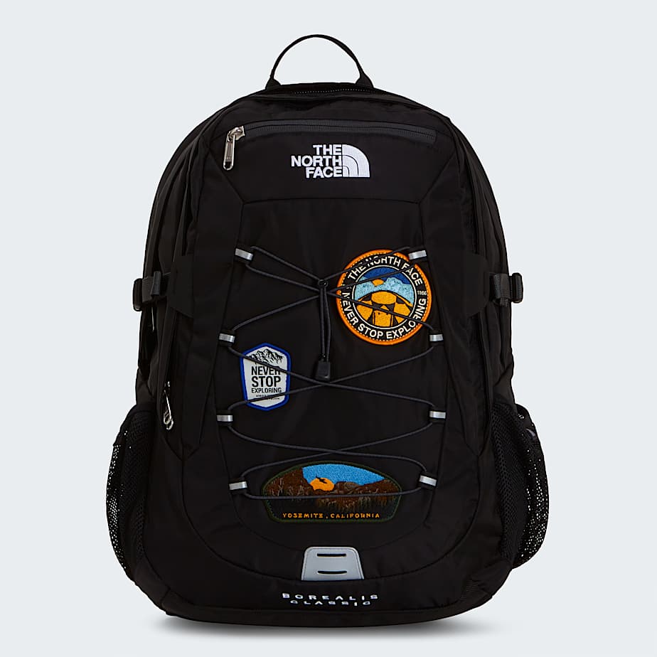 The North Face Borealis Classic Patch Rucksack Tnf Black-asphalt Grey-patch 