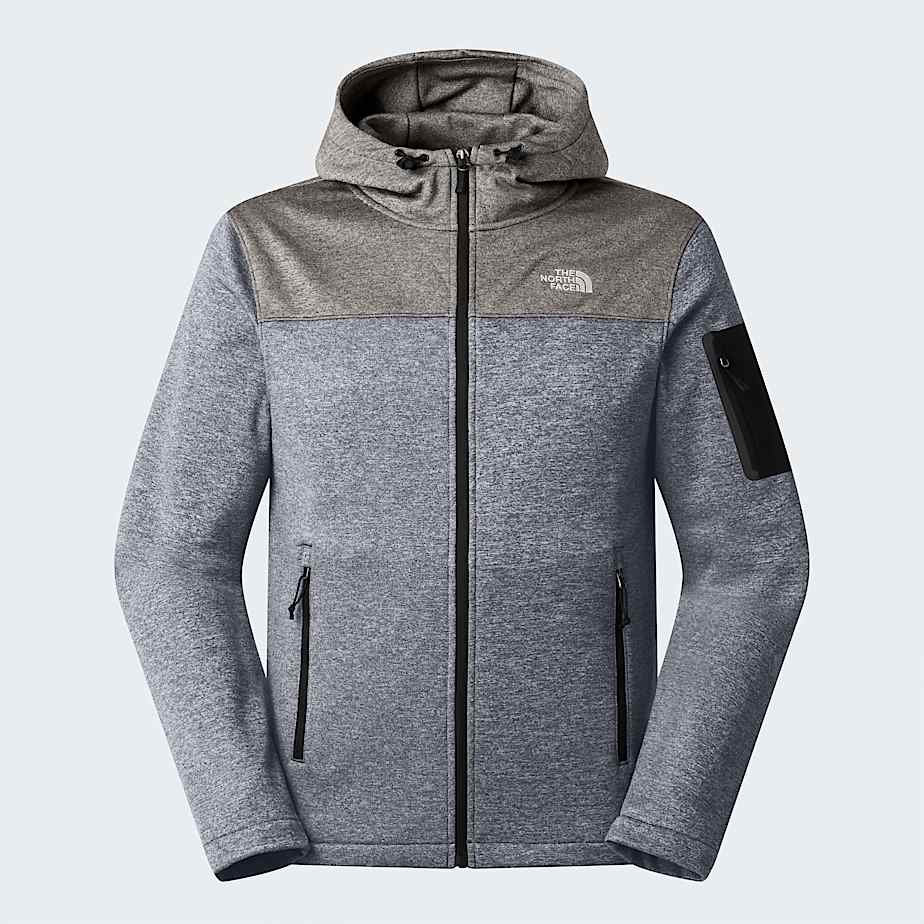 The North Face Men's Tech Emilio Fleece Jacket Tnf Black Heather