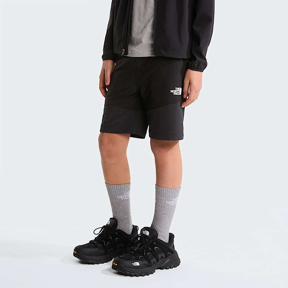 The North Face Teens' Hike Shorts Tnf Black-asphalt Grey