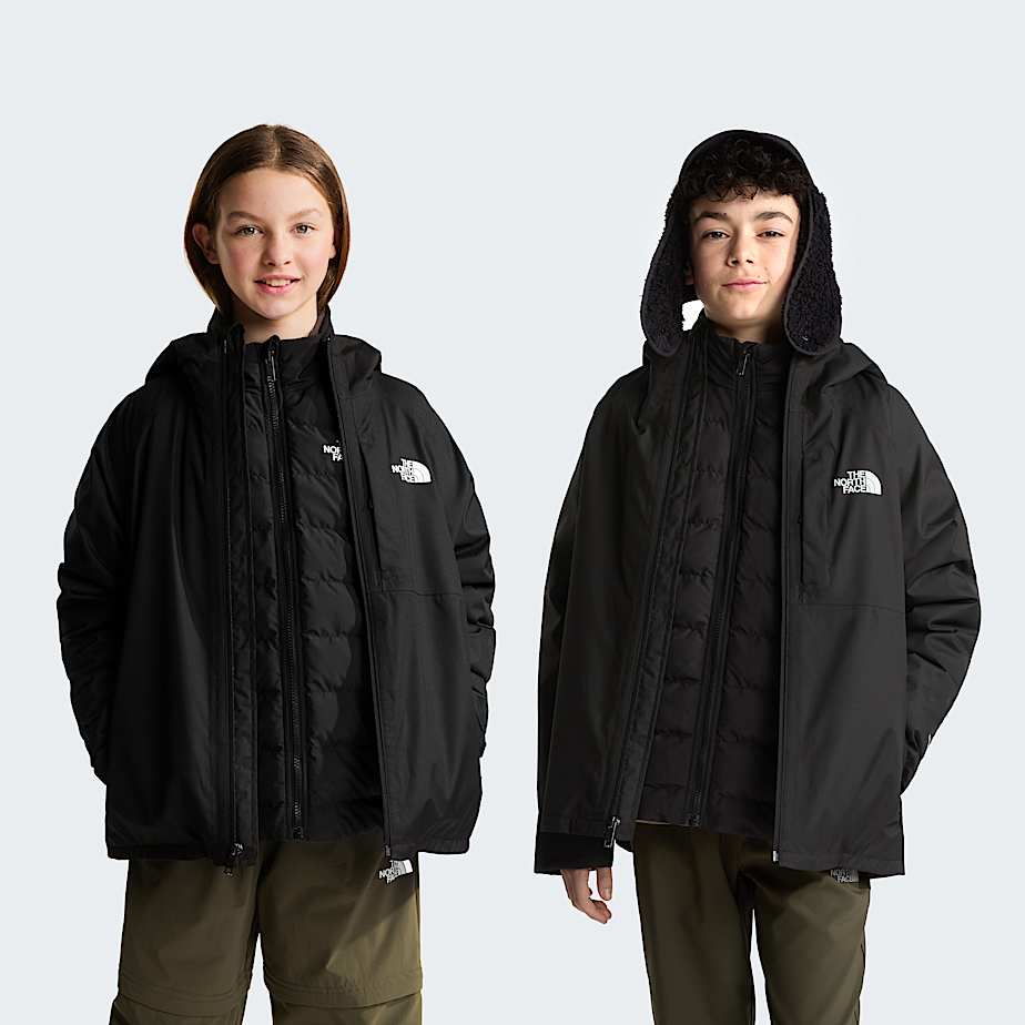 The North Face Perrito 4-in-1 Kapuzenjacke Für Jugendliche Tnf Black 