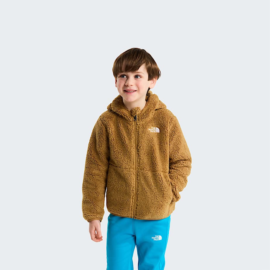 The North Face Campshire Kapuzenpulli Mit Durchgehendem Rv Für Kinder Teddy Brown 