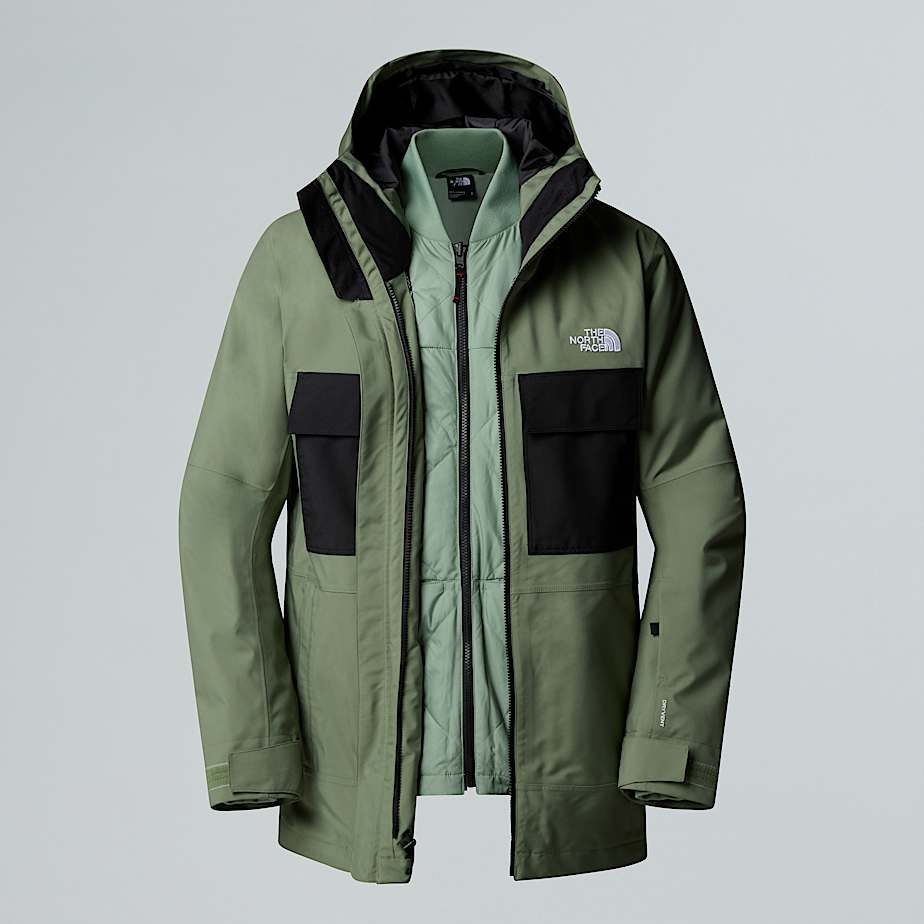 The North Face Chaqueta 3 En 1 Triclimate Fourbarrel Para Hombre Bark Mist-tnf Black 