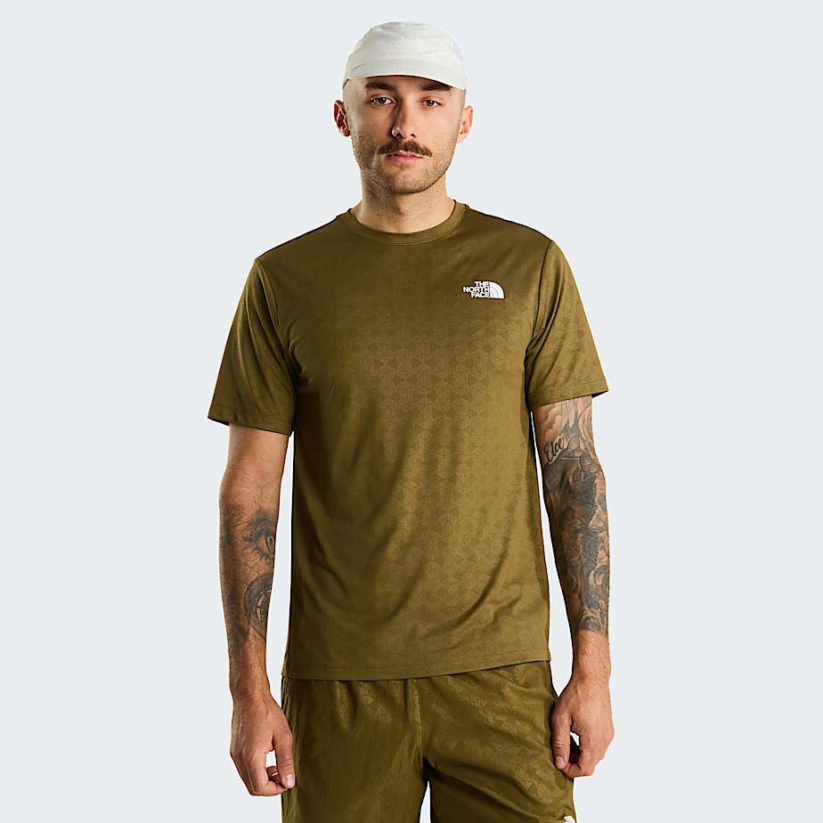 The North Face Men's 24/7 Pentadome Embossed Regular T-shirt Caraway Seed