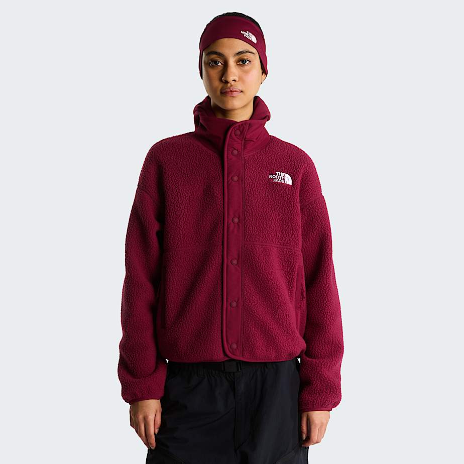 The North Face Women's Cragmont Fleece Jacket Burgundy Crush