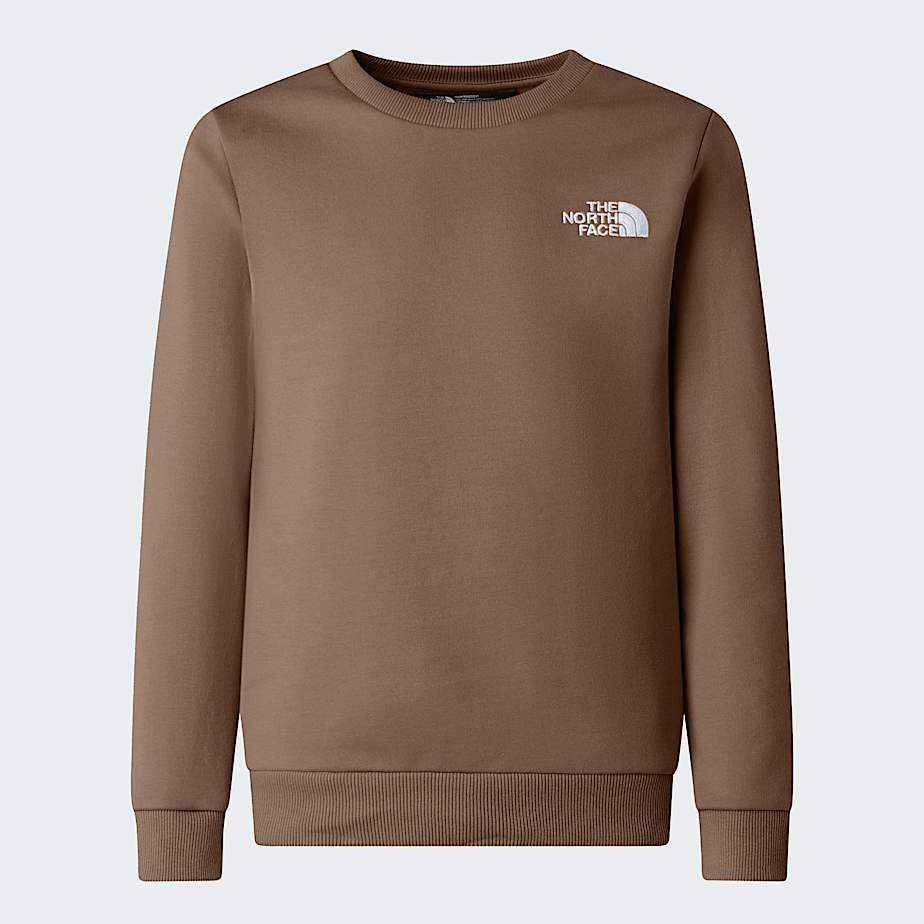 The North Face Teens' Crew Neck Sweatshirt Latte