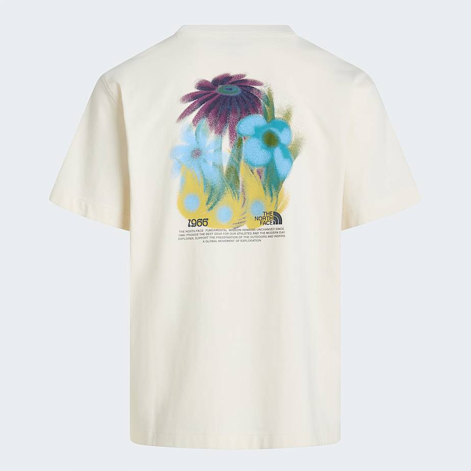 The North Face Unisex 1966 Flora Relaxed Graphic T-shirt White Dune