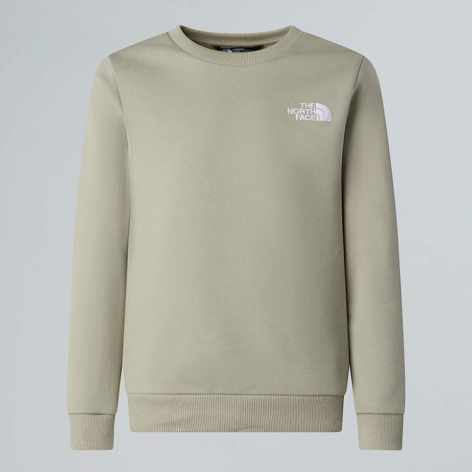 The North Face Sweatshirt Mit Rundhalsausschnitt Für Jugendliche Clay Grey 