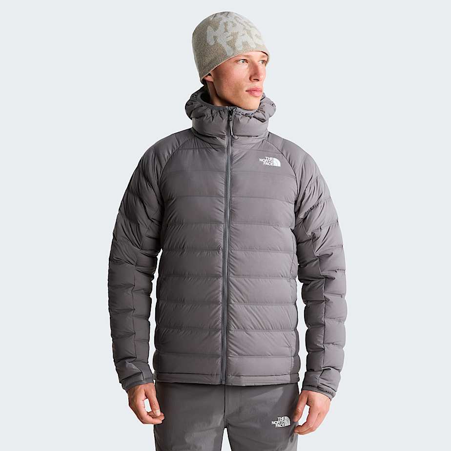 The North Face Men's Abseil Stretch Down Hooded Jacket Smoked Pearl