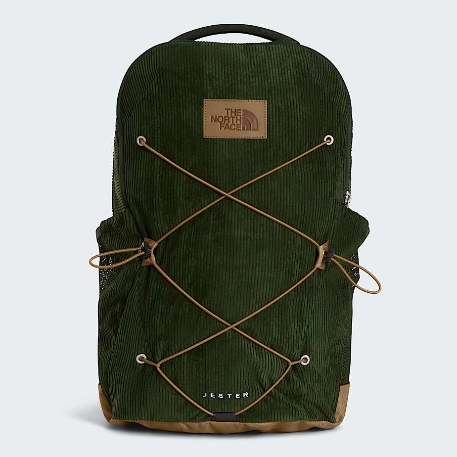 The North Face Jester Pro Rucksack Bottle Green-leather Brown 