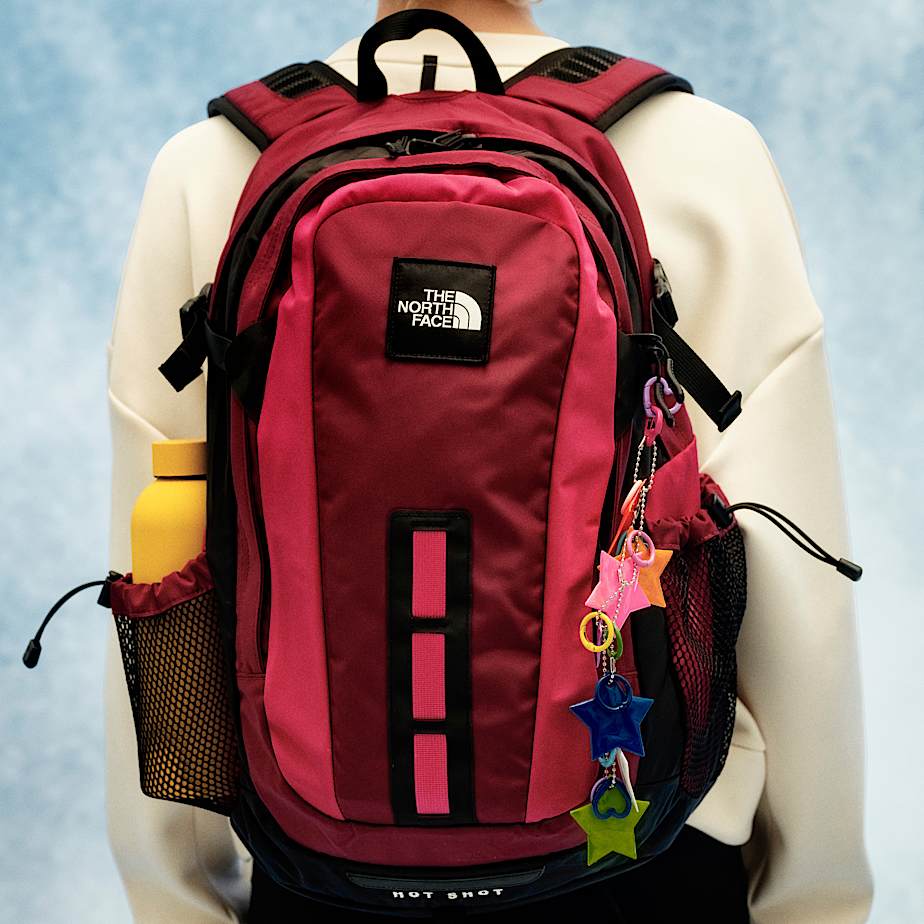 The North Face Hot Shot Rucksack – Special Edition Burgundy Crush-lali Guran-tnf Black 