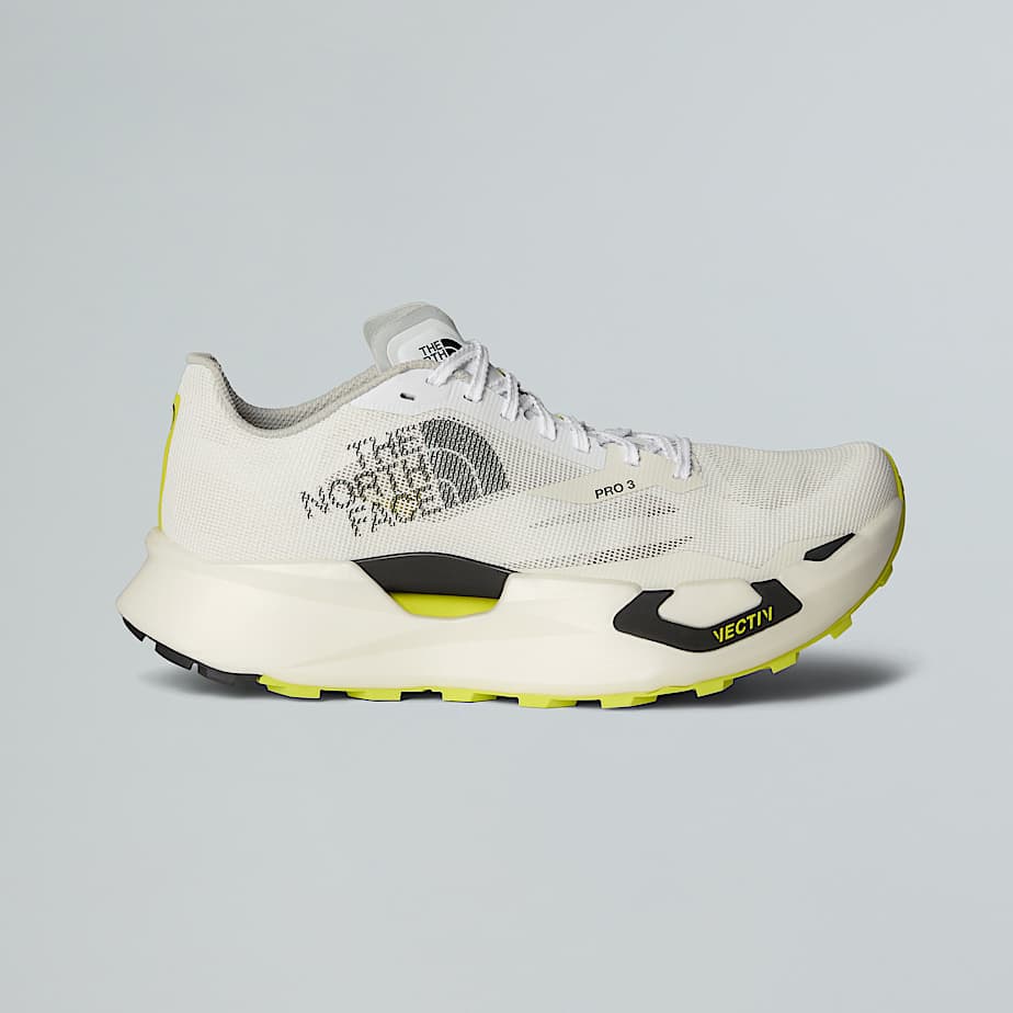 The North Face Summit Vectiv™ Pro 3 Trailrunning-schuhe White Ash-sulphur Spring Green Größe 42 2/3 male