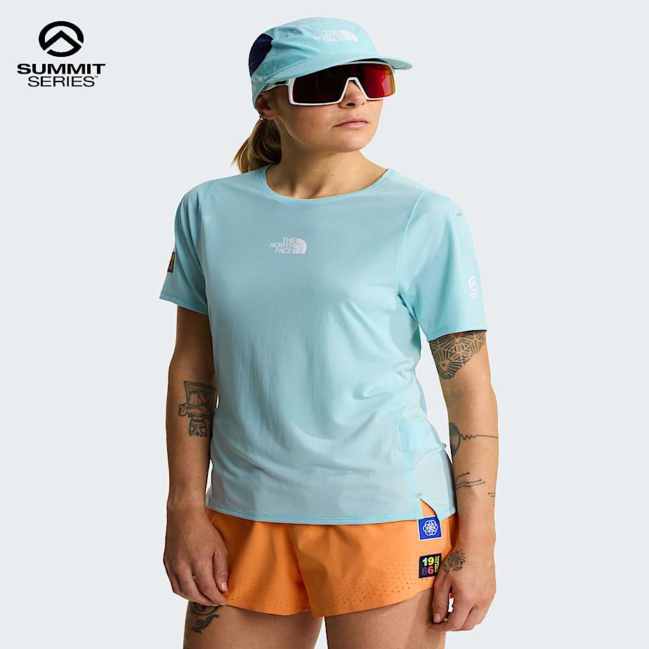 The North Face Women’s Summit High Trail Graphic T-shirt Canal Blue