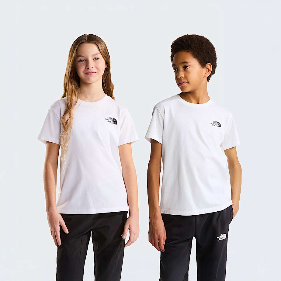 The North Face Teens' Simple Dome T-shirt Tnf White