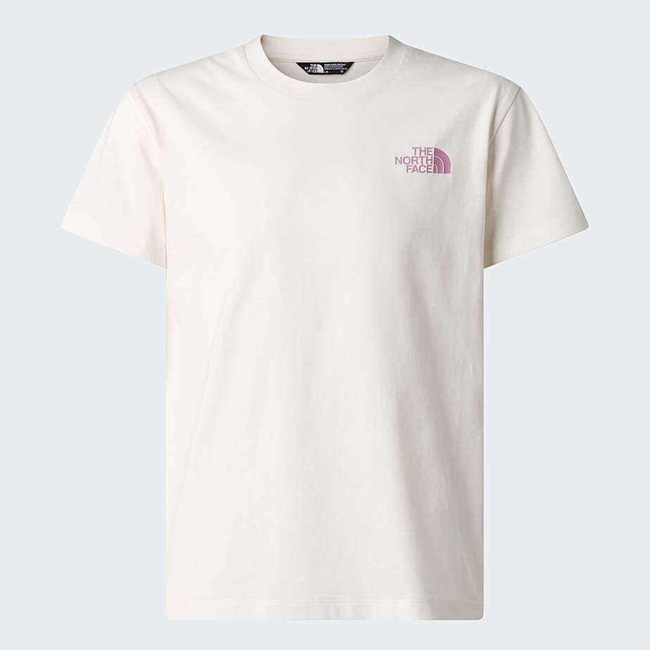 The North Face Teens' Voyage Relaxed T-shirt White Dune