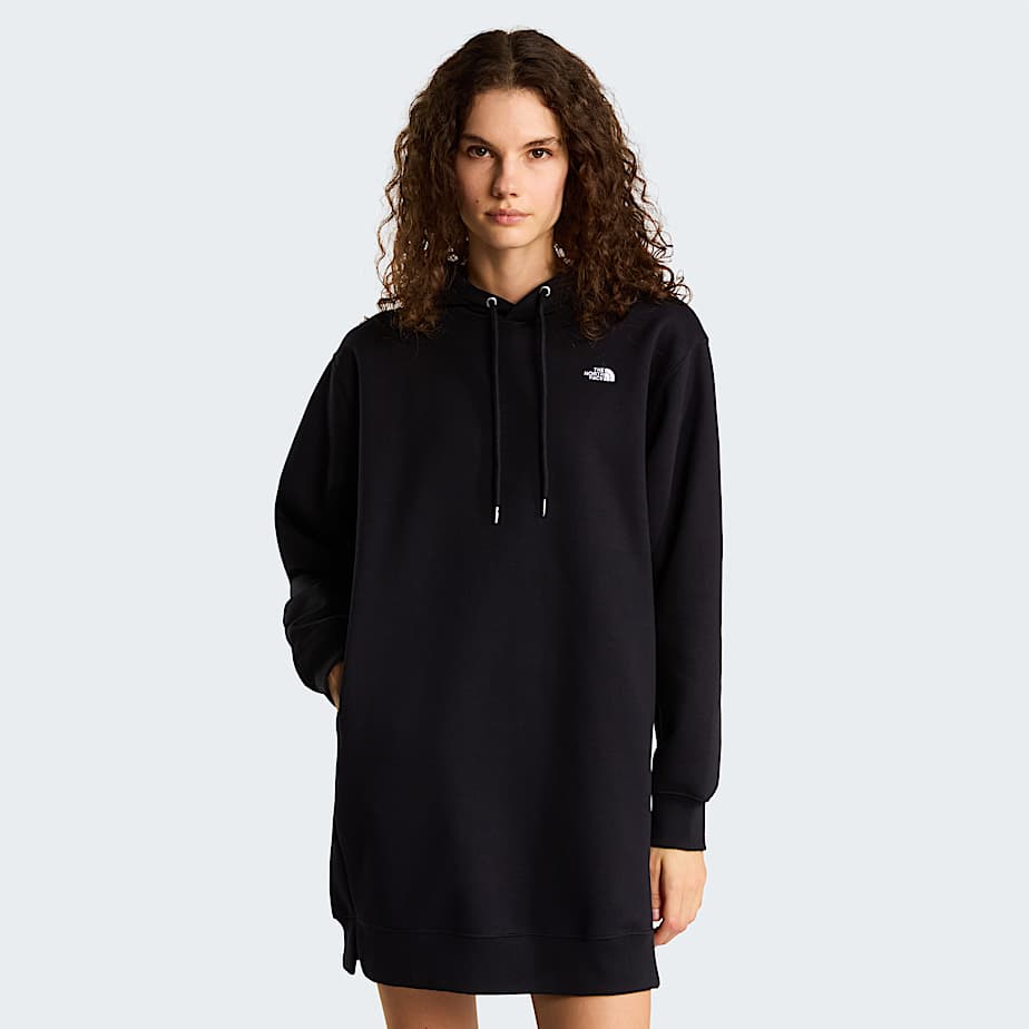 The North Face Women's Essential Simple Dome Relaxed Hooded Dress Tnf Black