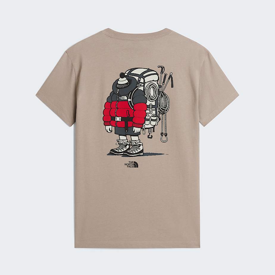 The North Face Unisex Gear Up Get Out Graphic T-shirt Stone Slab