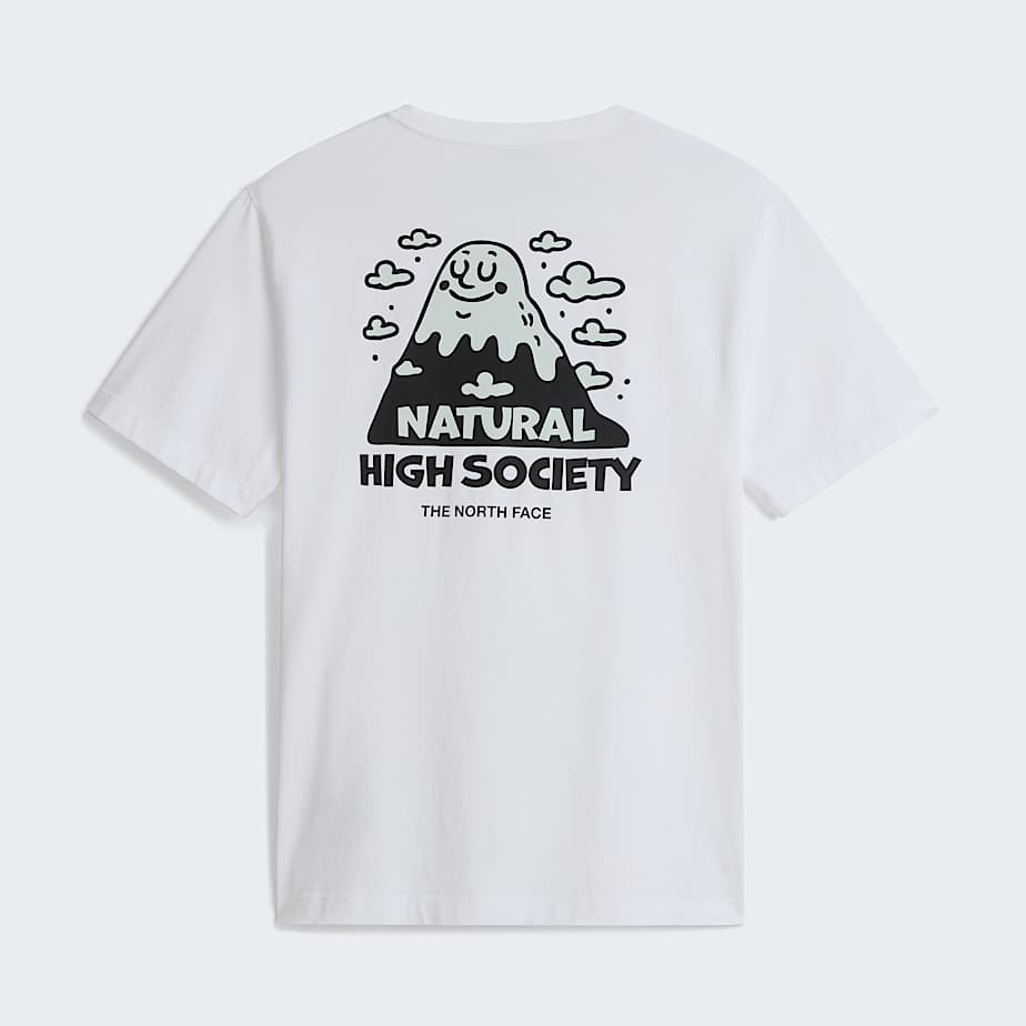 The North Face Unisex Natural High Society Relaxed Graphic T-shirt Tnf White
