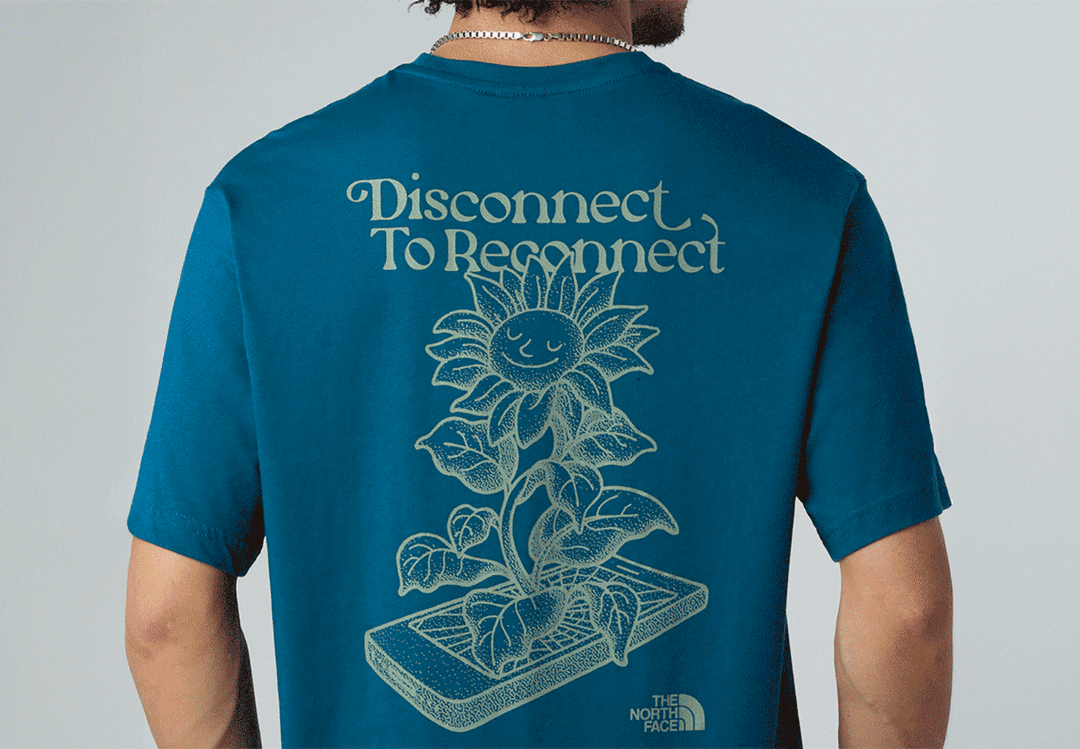 THE NORTH FACE★25SS★FLOWER EX S/S R/TEE_NT7UR23 T-shirt The North Face Flower Dome Relaxed Graphic - różowy